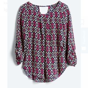 PAPERMOON. Women’s Iglesia Pleated Blouse. Size M Stitch Fix